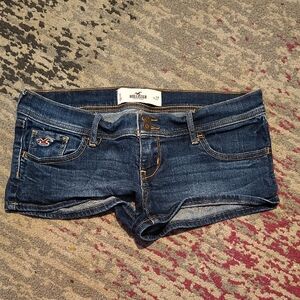 Hollister Dark Blue Denim Shorts